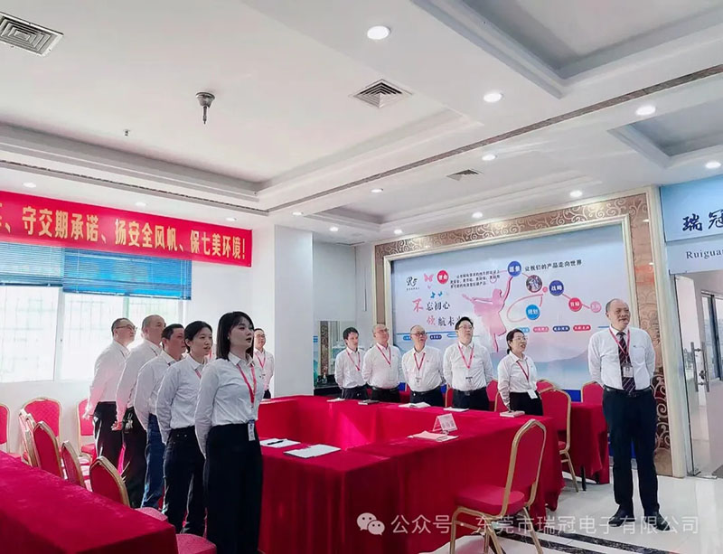 瑞冠电子隆重举行市场部2025年目标规划会